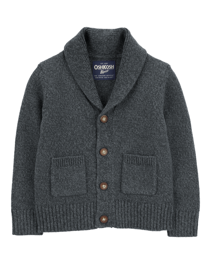 Toddler Chunky Knit Button-Front Cardigan, image 1 of 3 slides