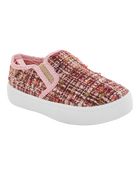 Toddler Tweed Slip-On Casual Shoes, image 1 of 7 slides
