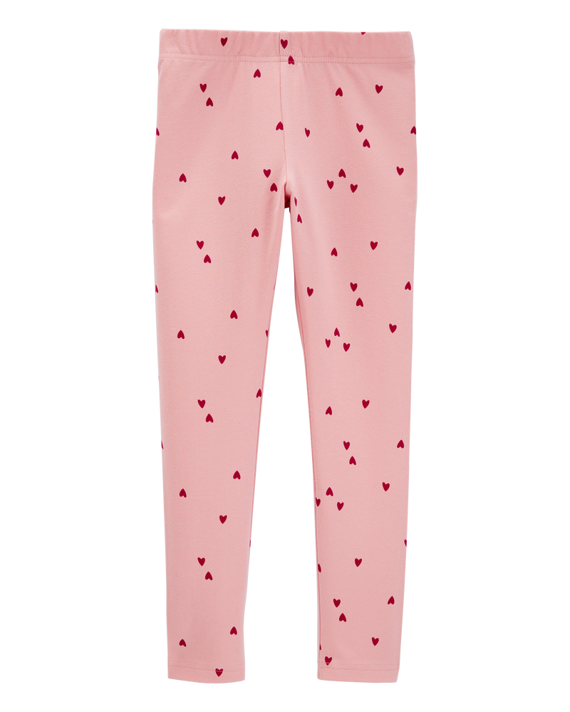 Kid Heart Stretch Leggings, image 2 of 5 slides
