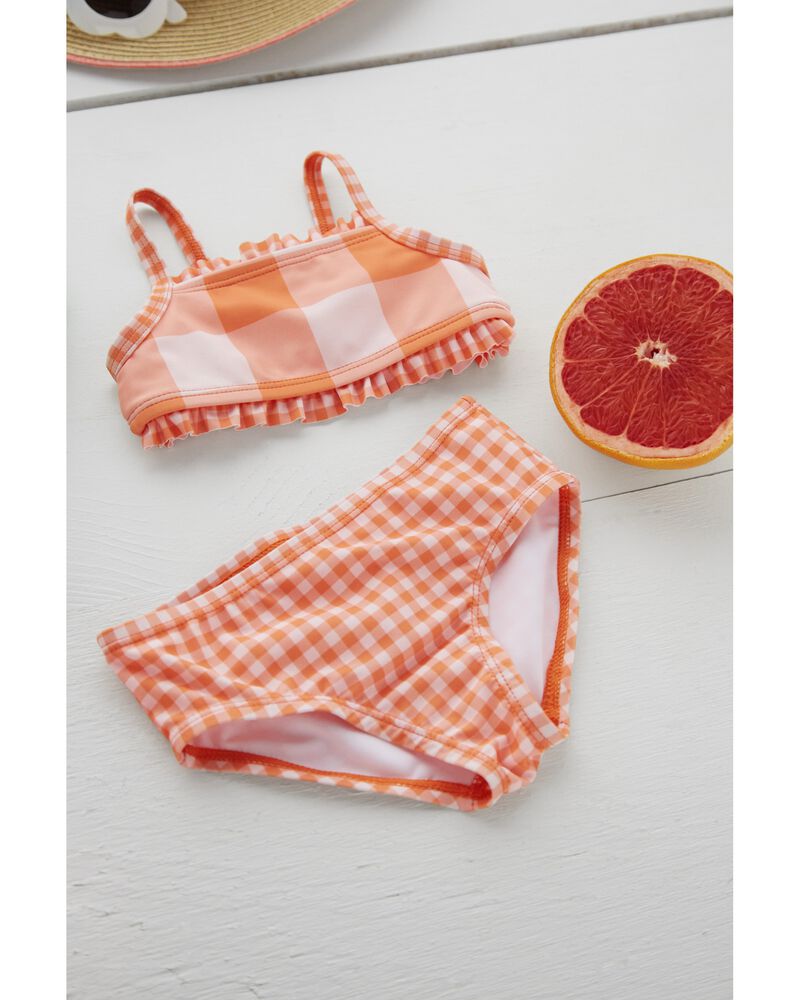 Baby Gingham Ruffle 2-Piece Bikini, image 3 of 5 slides