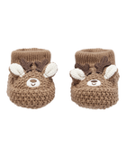 Baby Reindeer Crochet Booties, image 1 of 2 slides
