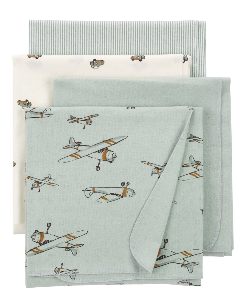 Baby 4-Pack Receiving Blankets, image 1 of 5 slides