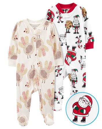 Baby 2-Pack Sleep & Play Pajamas, 