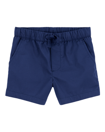 Toddler Pull-On Poplin Shorts - Navy, 
