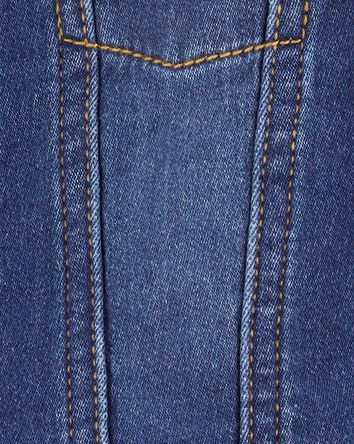 Baby Knit-Like Denim Jacket - Dark Wash, 