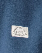 Toddler Microfleece Set Made with Recycled Materials in Dark Sea Blue, image 3 of 4 slides