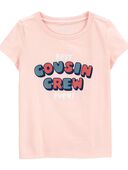 Pink - Kid Best Cousin Crew Ever Graphic Tee