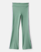 Girls Knit Flare Active Pants - Green, image 1 of 5 slides