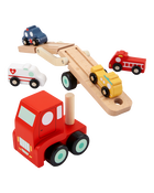 Toddler Wooden Rescue Car Carrier, image 2 of 2 slides