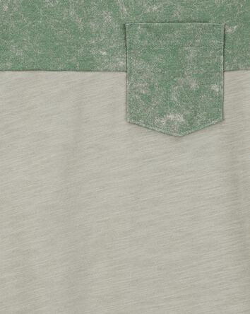 Kid Solid Short-Sleeve Pocket Tee - Green, 