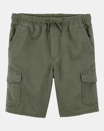 Kid  Cargo Utility Shorts - Olive, 
