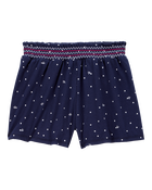 Kid 2-Piece 4th Of July USA Tank & Flowy Pull-On Shorts Set - White/Navy, image 6 of 6 slides