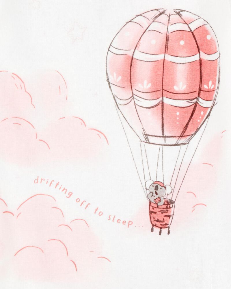 Toddler 4-Piece Air Balloon Cotton Pajamas, image 3 of 5 slides