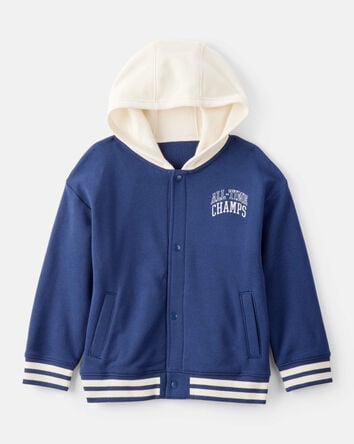 Boys Varsity Jacket - Navy, 