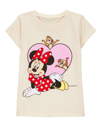 Toddler Girl Disney© Minnie Mouse Short-Sleeve Graphic Tee - Ivory, 