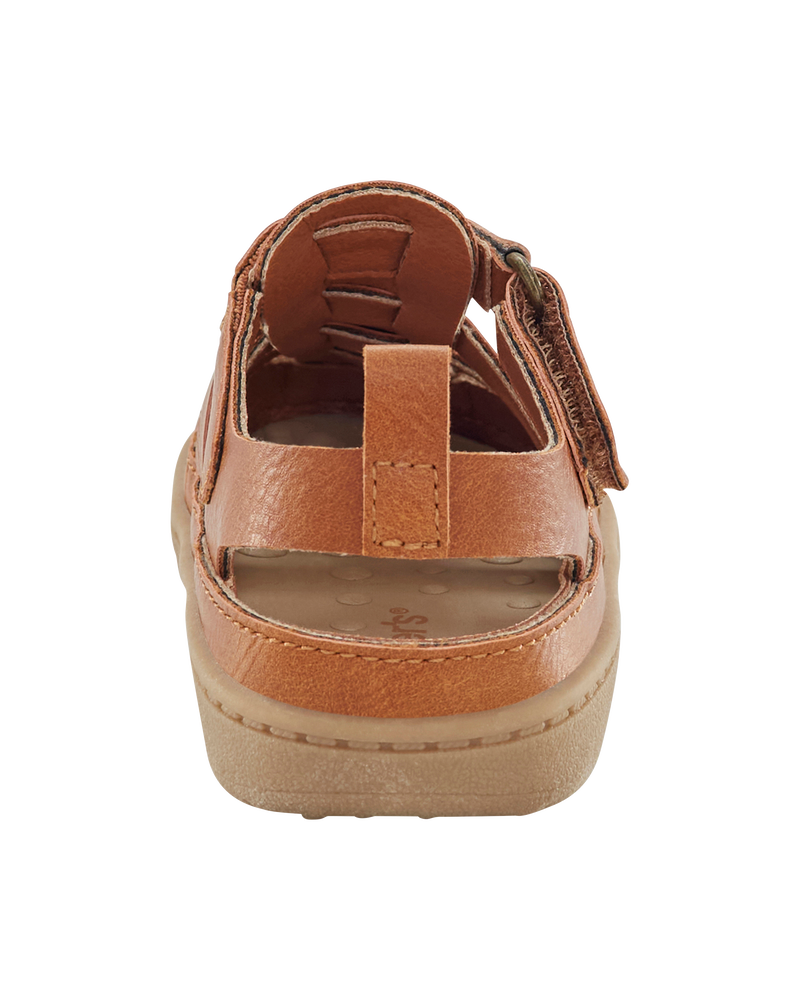 Baby Every Step® First Walker Fisherman Sandals - Brown, image 3 of 7 slides