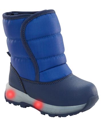Toddler Dinosaur Light-Up Snow Boots, 