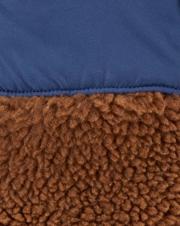 Multi Toddler ZipUp Sherpa Vest