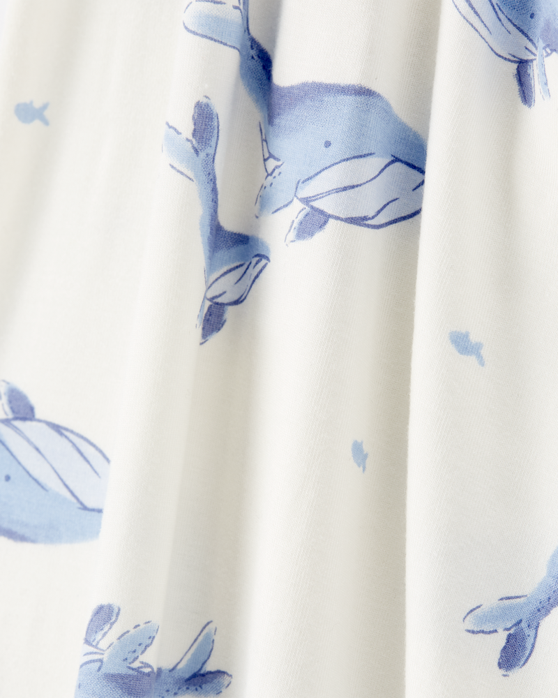 Baby 1-Piece Whale PurelySoft Footie Pajamas, image 2 of 5 slides