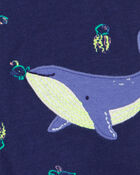 Baby Whale Snap-Up Romper, image 2 of 3 slides