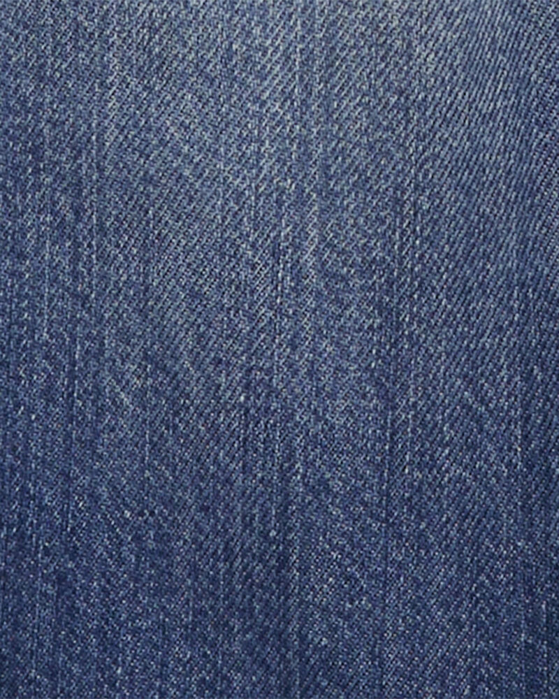 Baby Classic Denim Overalls: Removed Patch Remix, image 3 of 3 slides