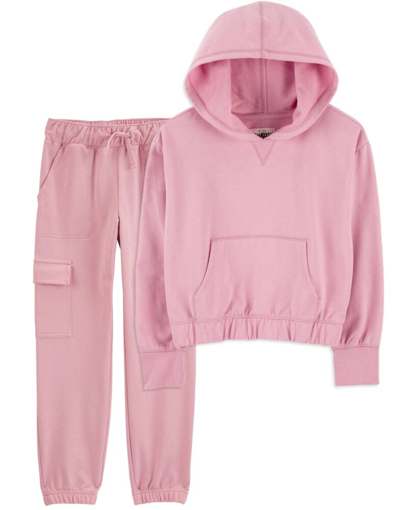 Kid 2-Piece Fleece Pullover & Joggers Set, image 1 of 7 slides