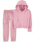 Kid 2-Piece Fleece Pullover & Joggers Set, image 1 of 7 slides