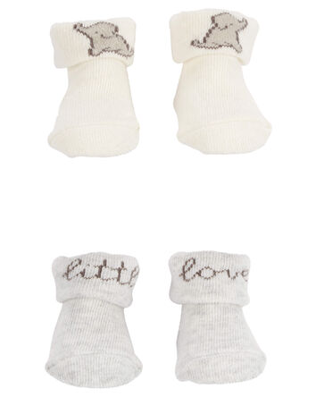 Baby 2-Pack "Little Love" Baby Socks , 