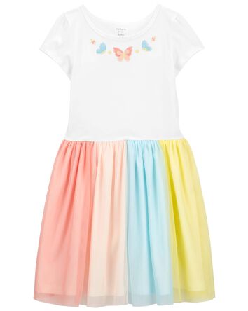 Kid Rainbow Tutu Dress, 