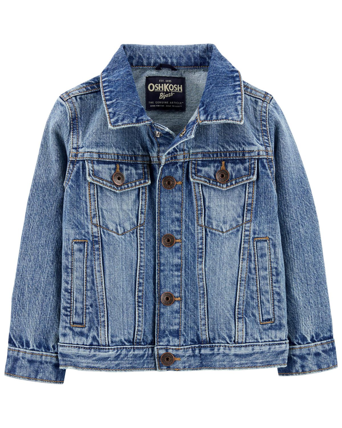 Spring Blue Indigo Toddler Favorite Denim Jacket