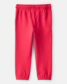 Toddler Boy French Terry Jogger - Red, image 2 of 5 slides