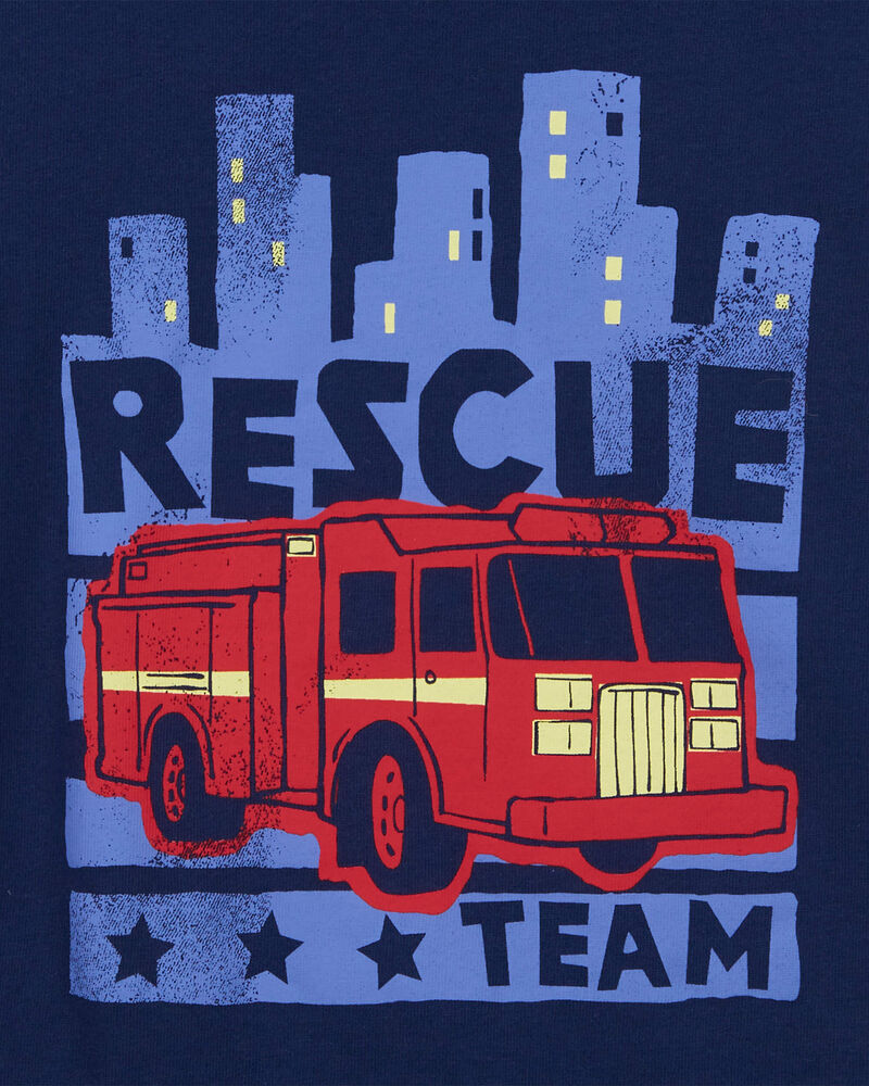 Toddler Firetruck Graphic Tee, image 2 of 3 slides