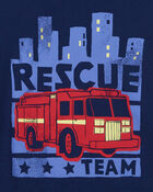 Toddler Firetruck Graphic Tee, image 2 of 3 slides