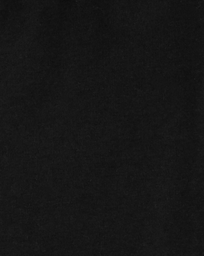 Baby 2-Pack Black Cotton Stretch Leggings, image 2 of 3 slides