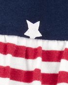 Baby American Flag Sunsuit, image 2 of 3 slides