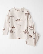 Baby Organic Cotton Pajamas in Western Rodeo Print, image 1 of 5 slides