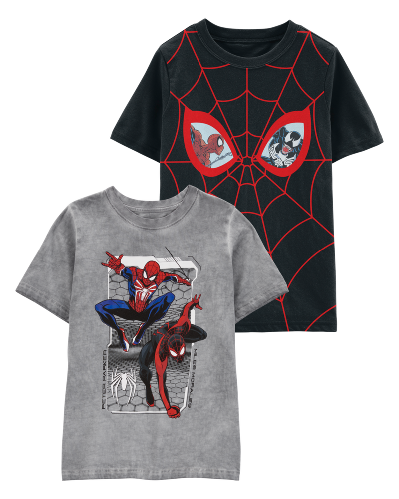 Kid 2-Pack Spider-Man Tees, image 1 of 5 slides