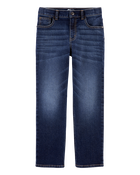 Kid Slim Classic Fit True Blue Wash Jeans, image 1 of 4 slides