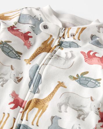 Baby Organic Cotton Sleep & Play Pajamas, 