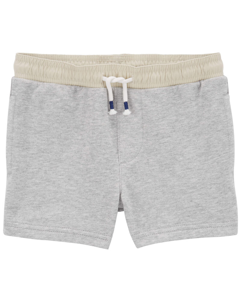 Toddler Pull-On Knit Rec Shorts, image 1 of 3 slides