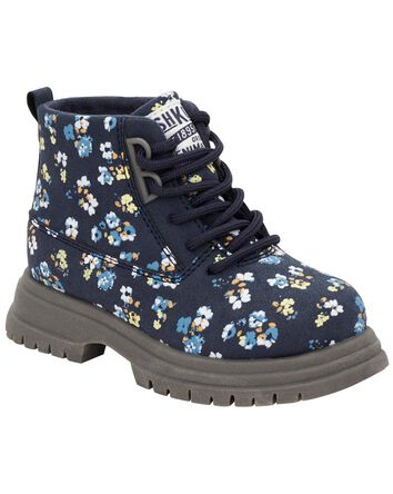Toddler Floral-Print Fashion Boots, 