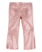 Baby Metallic Flare Pants, image 2 of 4 slides