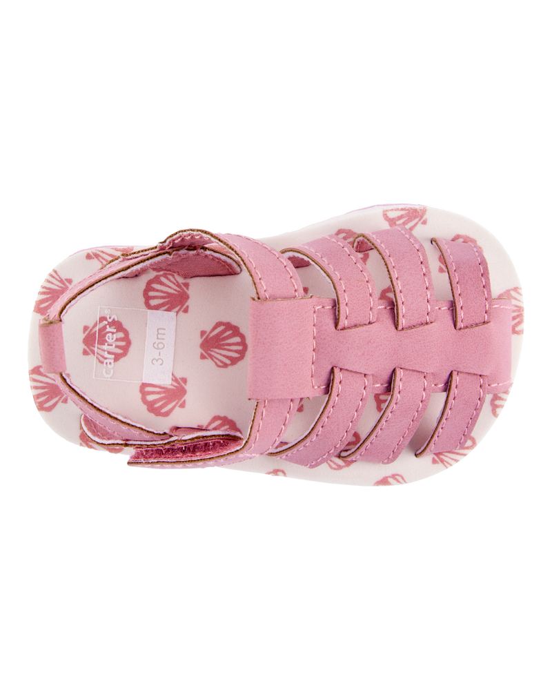 Baby Fisherman Sandals - Pink, image 4 of 7 slides