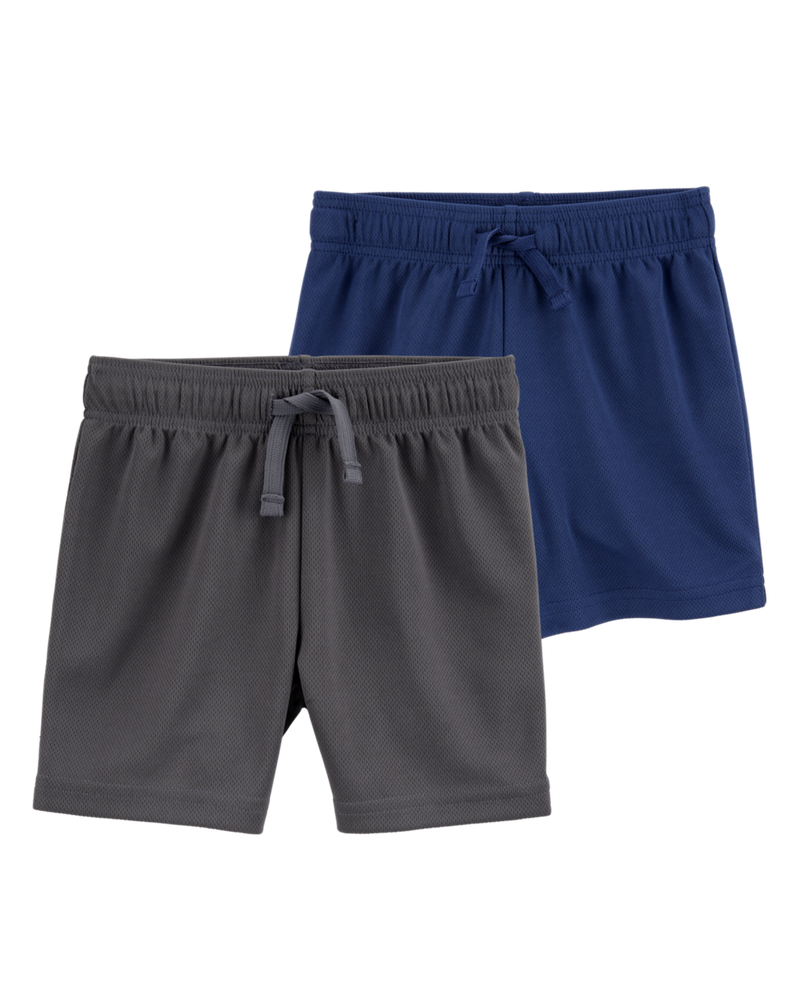 Toddler 2-Pack Active Mesh Shorts, image 1 of 11 slides