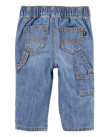Baby Roll-Up Cuff Jeans - Blue, 