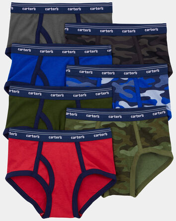 Kid 7-Pack Cotton Briefs Underwear, 