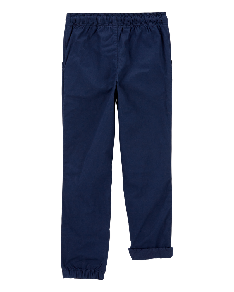 Kid Pull-On Poplin Pants, image 3 of 5 slides