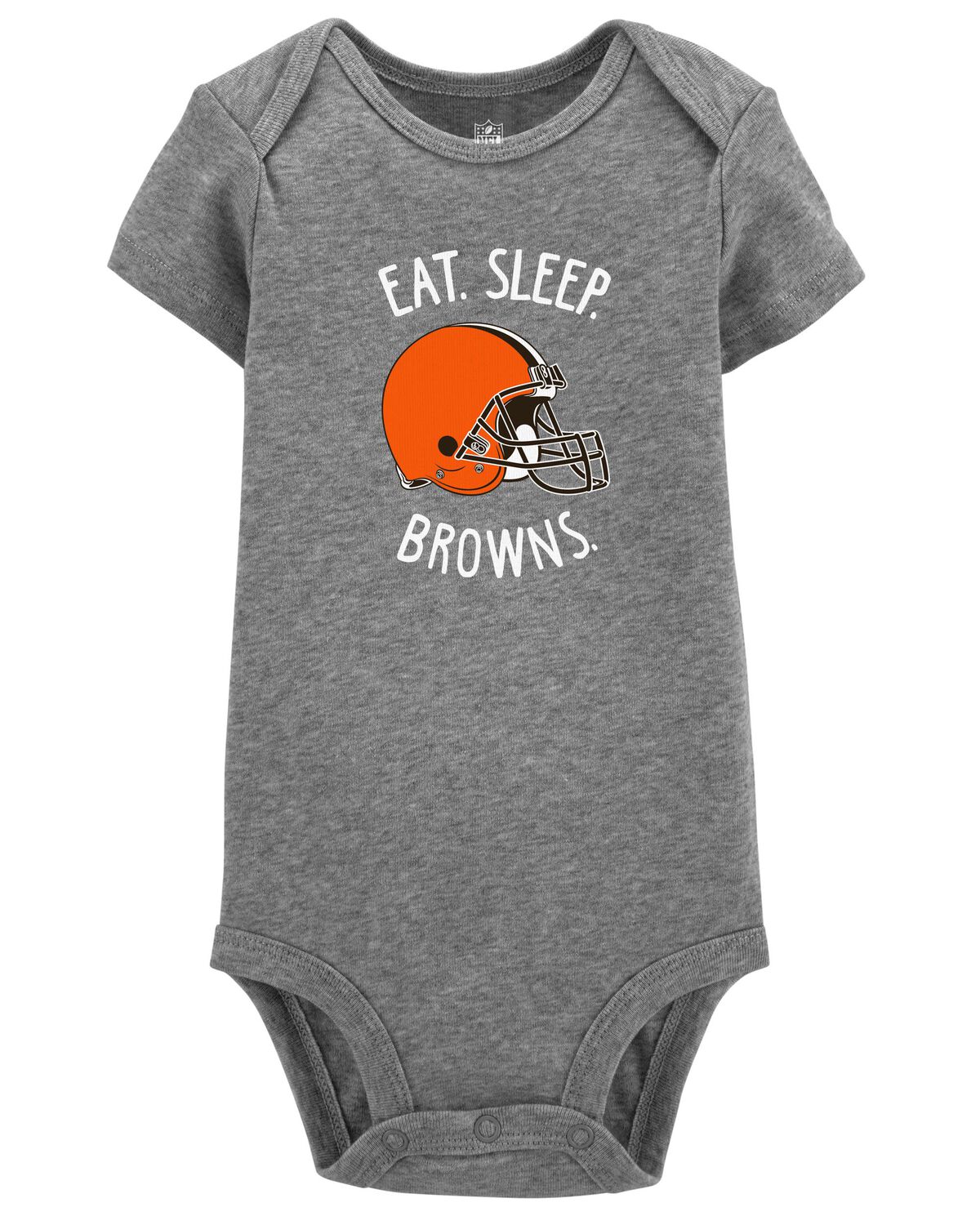Browns Grey Baby NFL Cleveland Browns Bodysuit