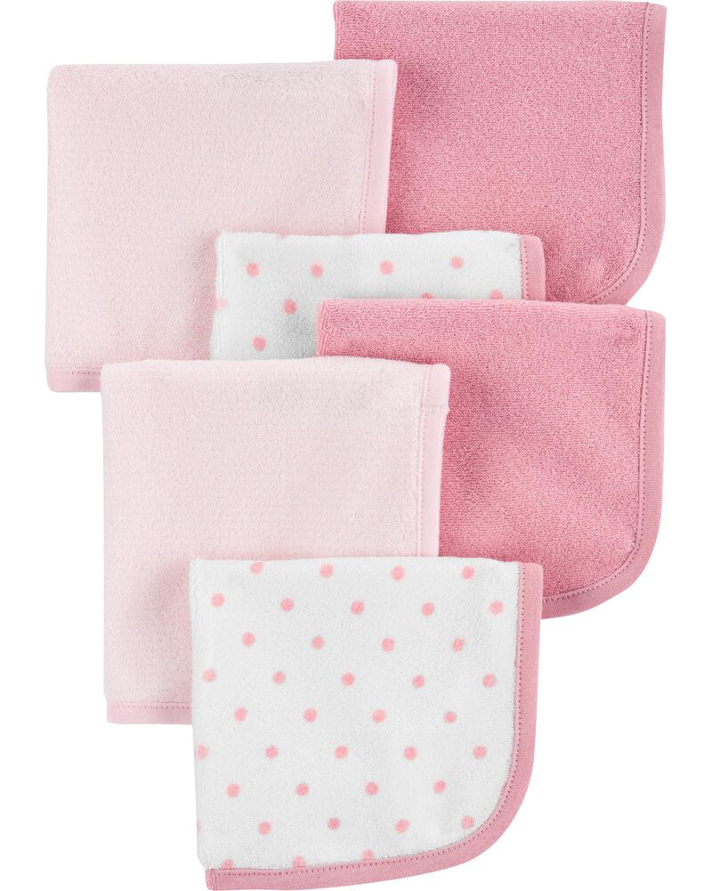 Baby 6-Pack Washcloths, image 1 of 1 slides