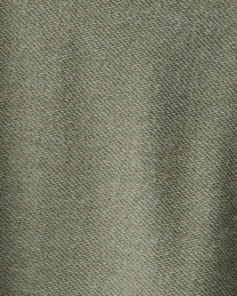 Boys French Terry Pullover Sweatshirt - Green, image 2 of 3 slides